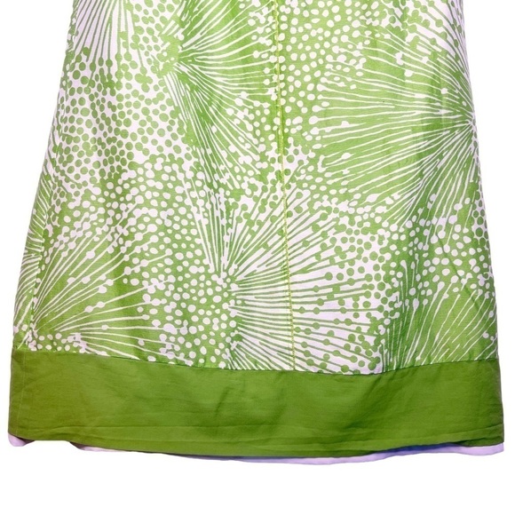 DONCASTER Silk Blend Sleeveless Dress Size 8 in Tropical Green Print - Picture 6 of 14